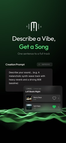 MELODIZE AI MUSIC GENERATOR iPhone screenshot 3