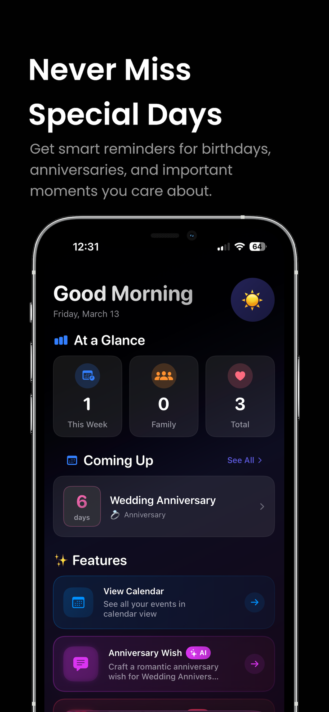 DayReminder: Never Miss a Day screenshot 3