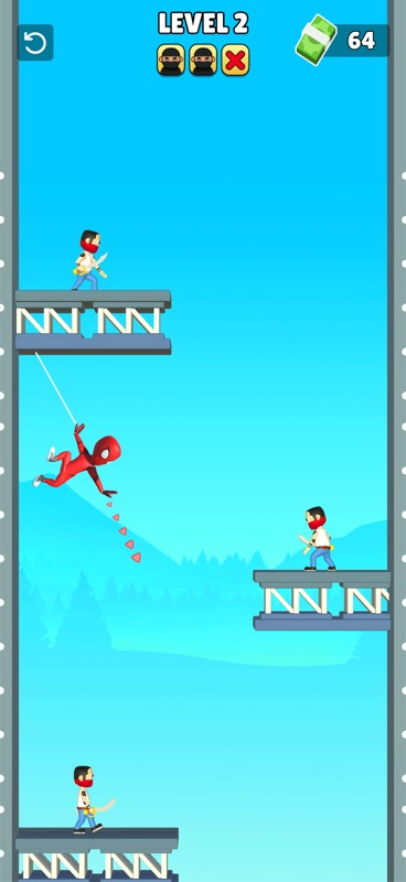 Web Battle 3D: Swing Hero screenshot 1