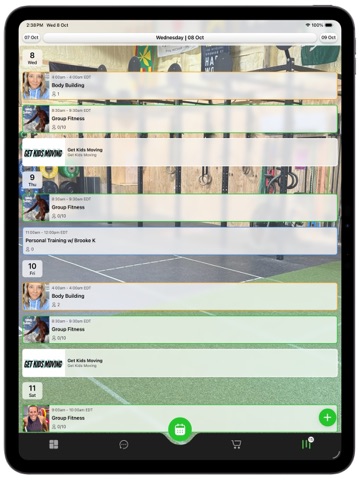 StreamFit Member iPad screenshot