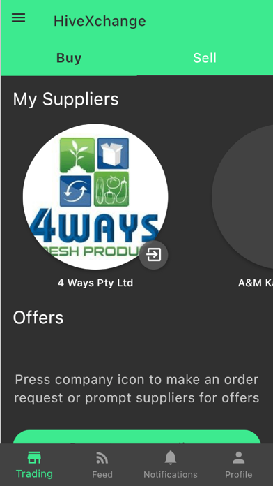 HiveXchange B2B Screenshot