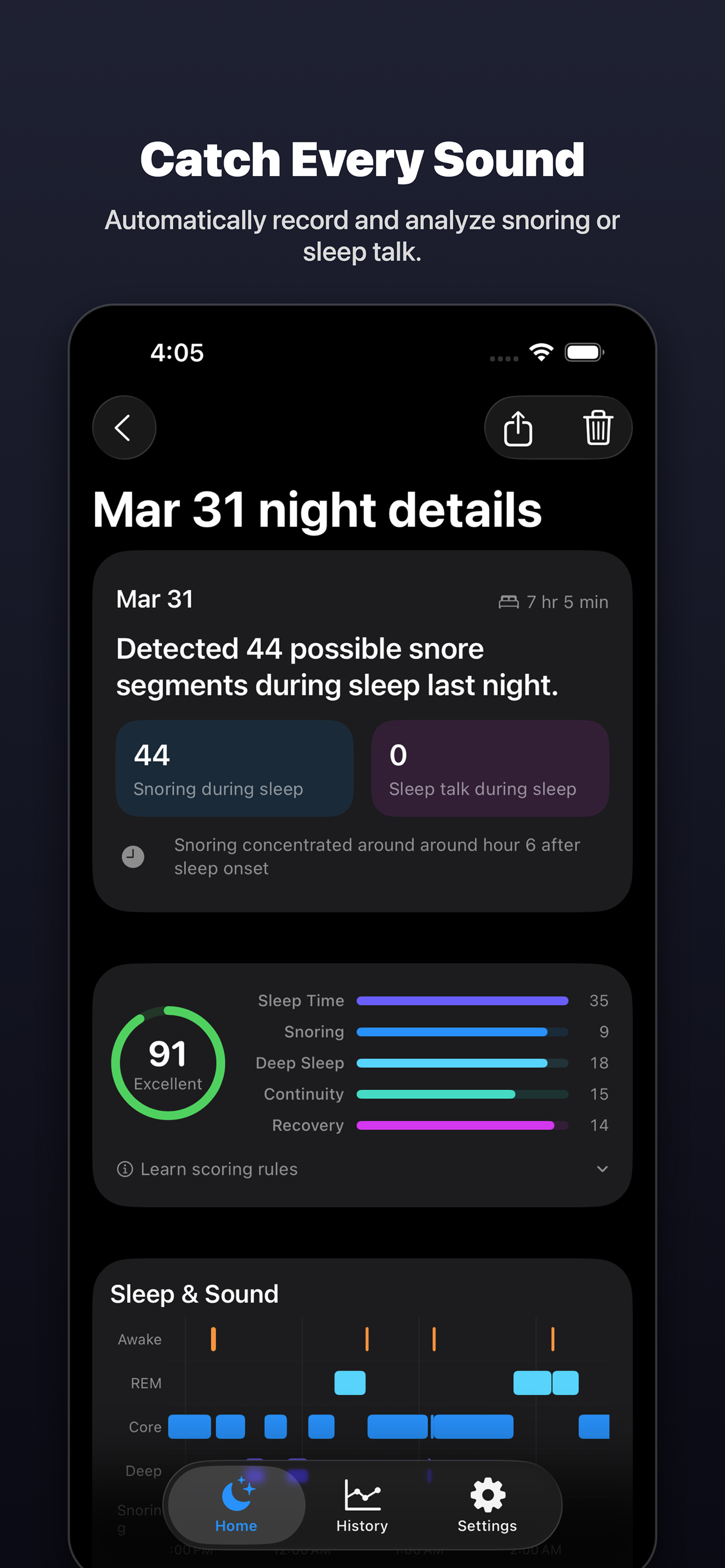 SleepDiary - 睡眠声音日记 screenshot 3