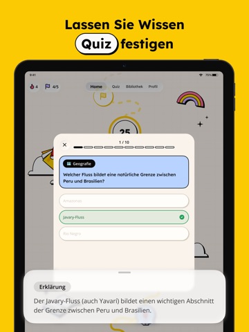 GenK: Allgemeinwissen Quiz iPad screenshot 5