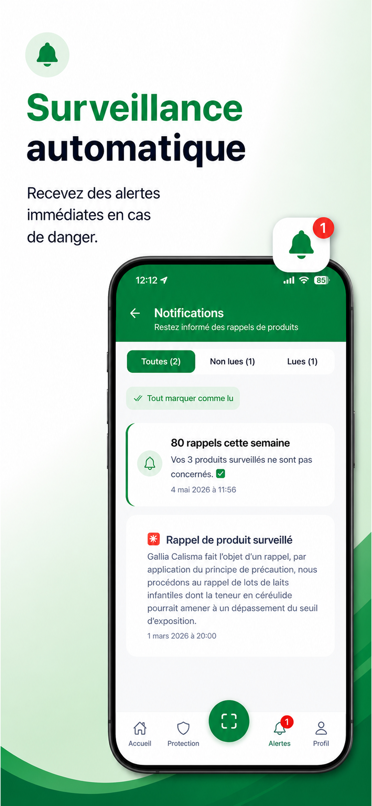 VigiProduit - Rappel & Scan
