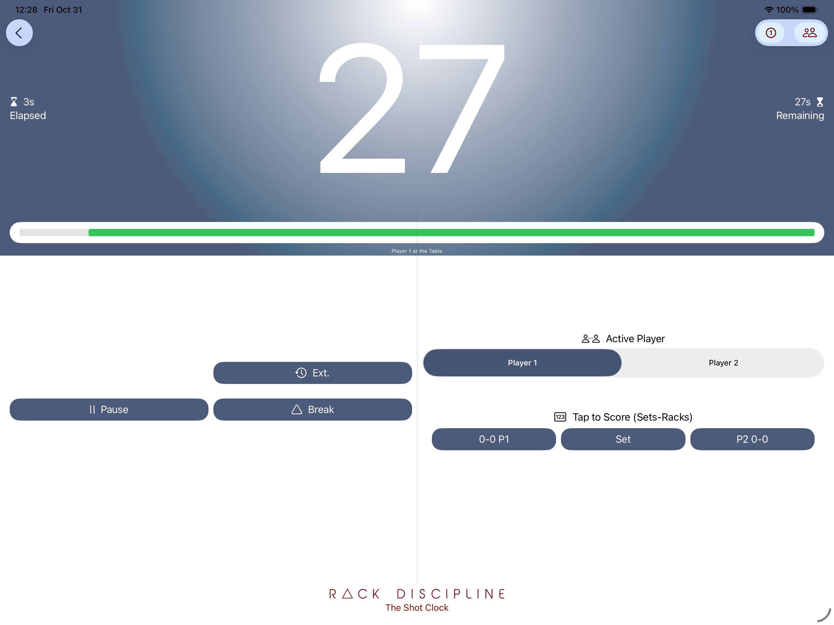 ShotClock by RackDiscipline