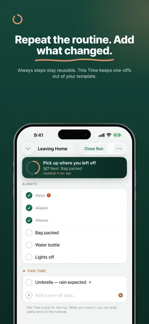 ReadyLoop: Routine Checklists screenshot 1