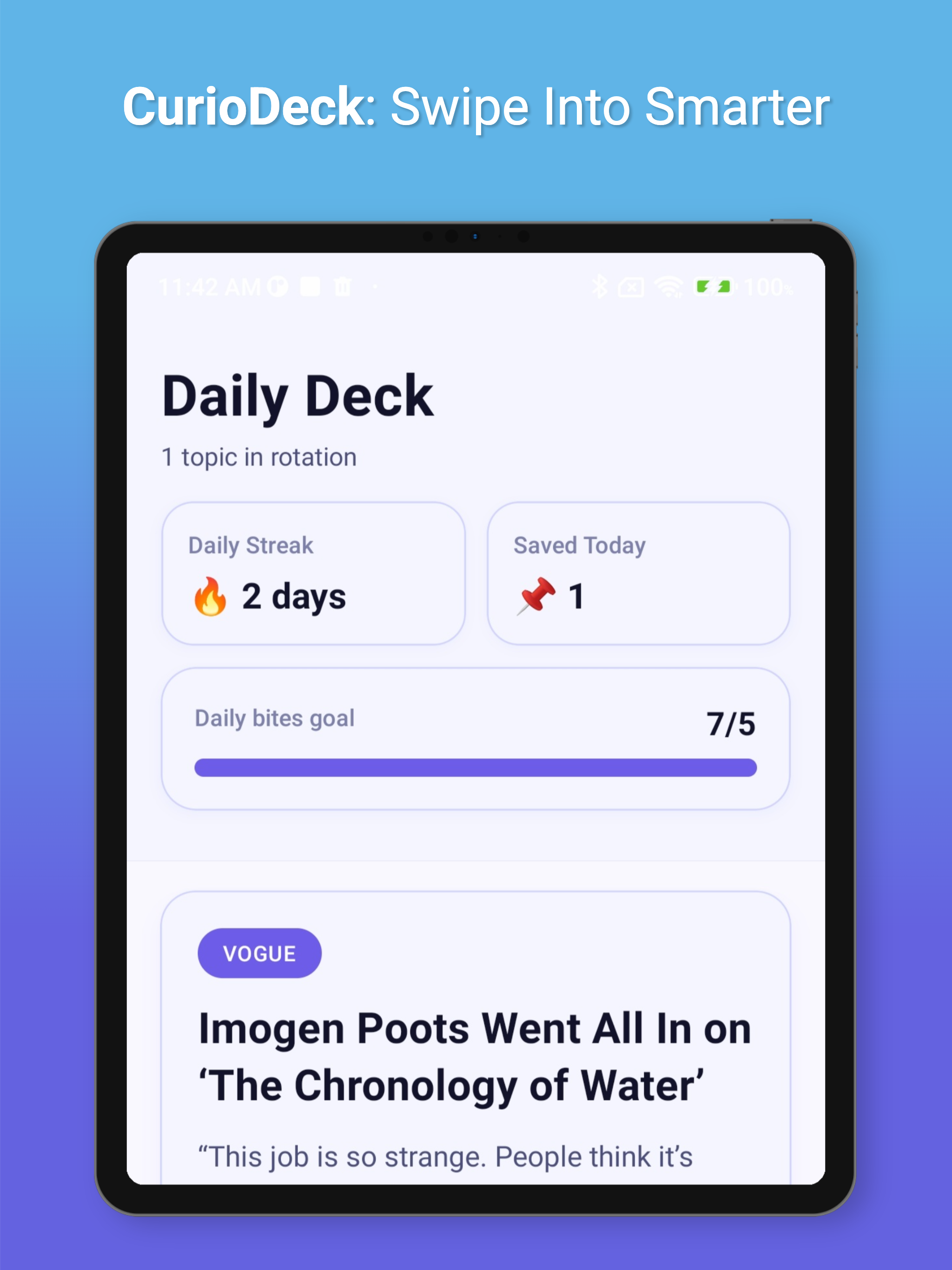 CurioDeck screenshot 6