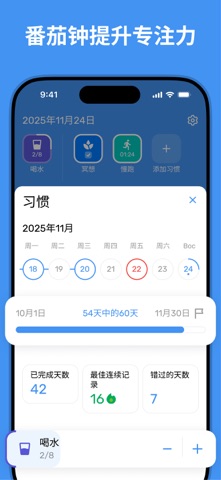 时间管理·记时·习惯养成·TickTime screenshot