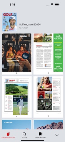 Golf eMagazin iPhone screenshot