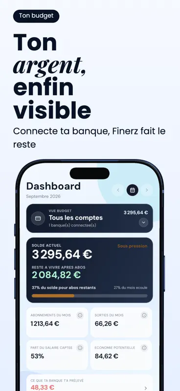 Finerz : gérer ses abonnements screenshot 2 of 7