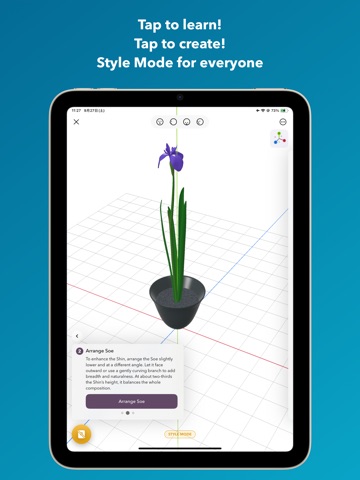 Ikebana Lab – 3D AR Flower Art iPad screenshot