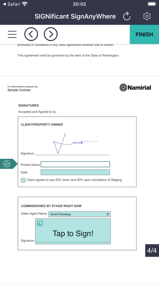 #4. SIGNificant SignAnyWhere (iOS) 由: Namirial GmbH