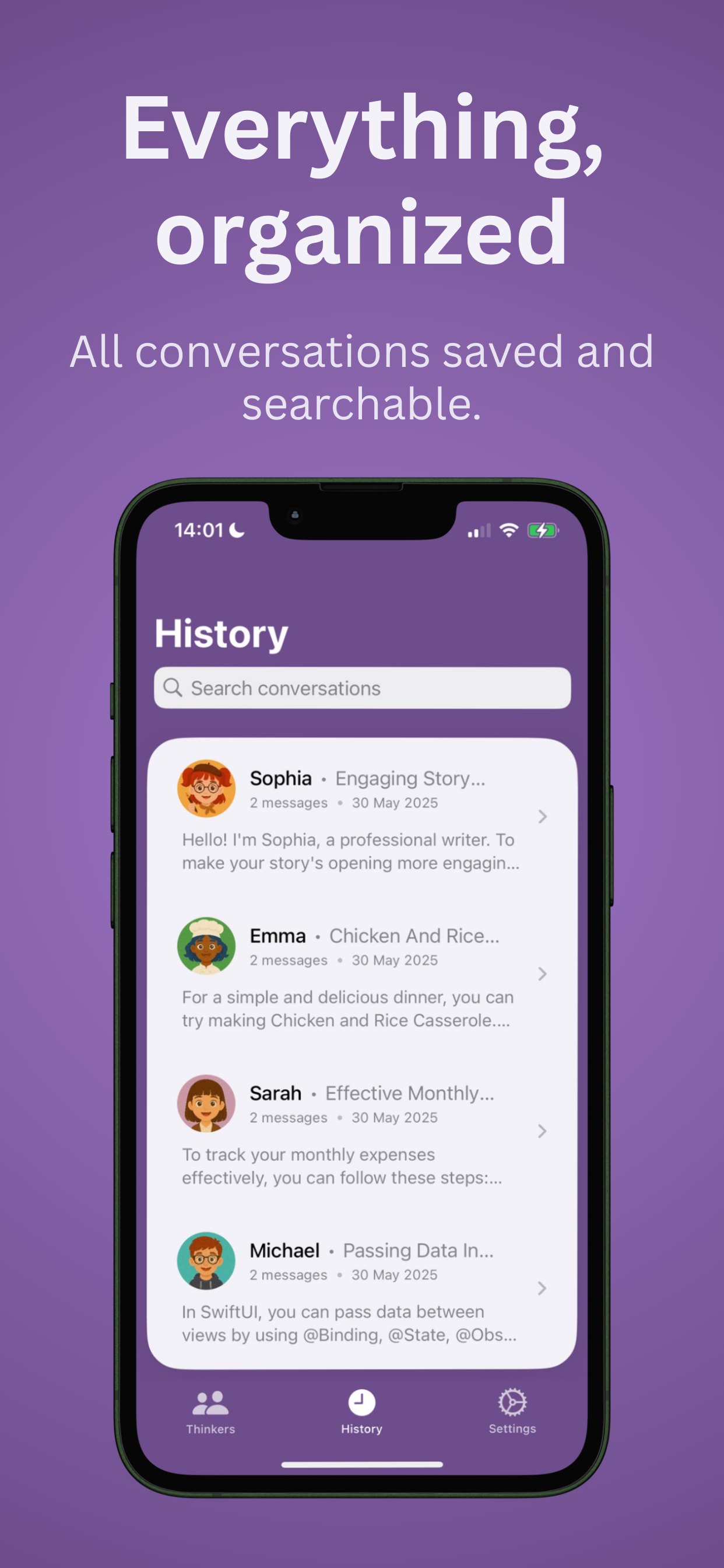 Thinkers - Your AI Advisors
