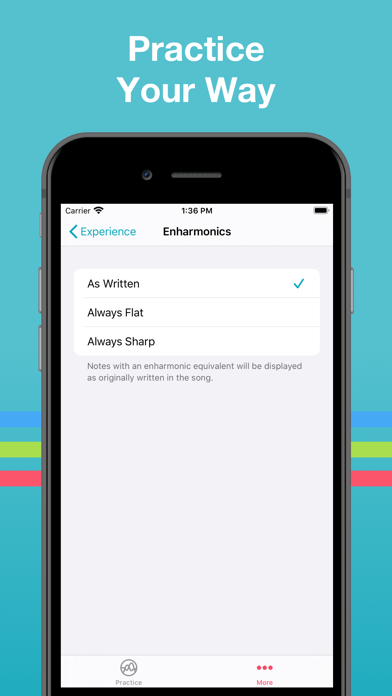Perfect Pitch — Synesthesia iPhone screenshot 8 - Music app