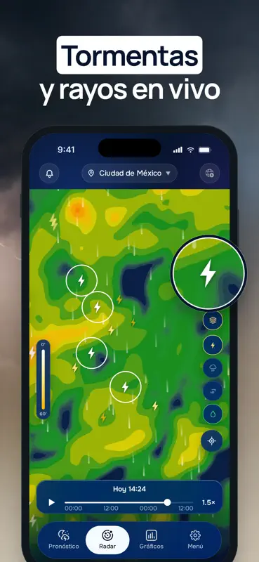 Tiempo 24: Radar Clima, Lluvia screenshot 3 of 10