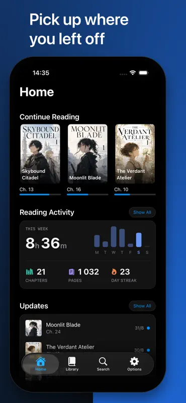 Mangura: Manga & Comic Reader screenshot 1 of 7