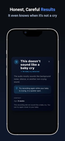 CryAssist: Baby Cry Insights iPhone screenshot