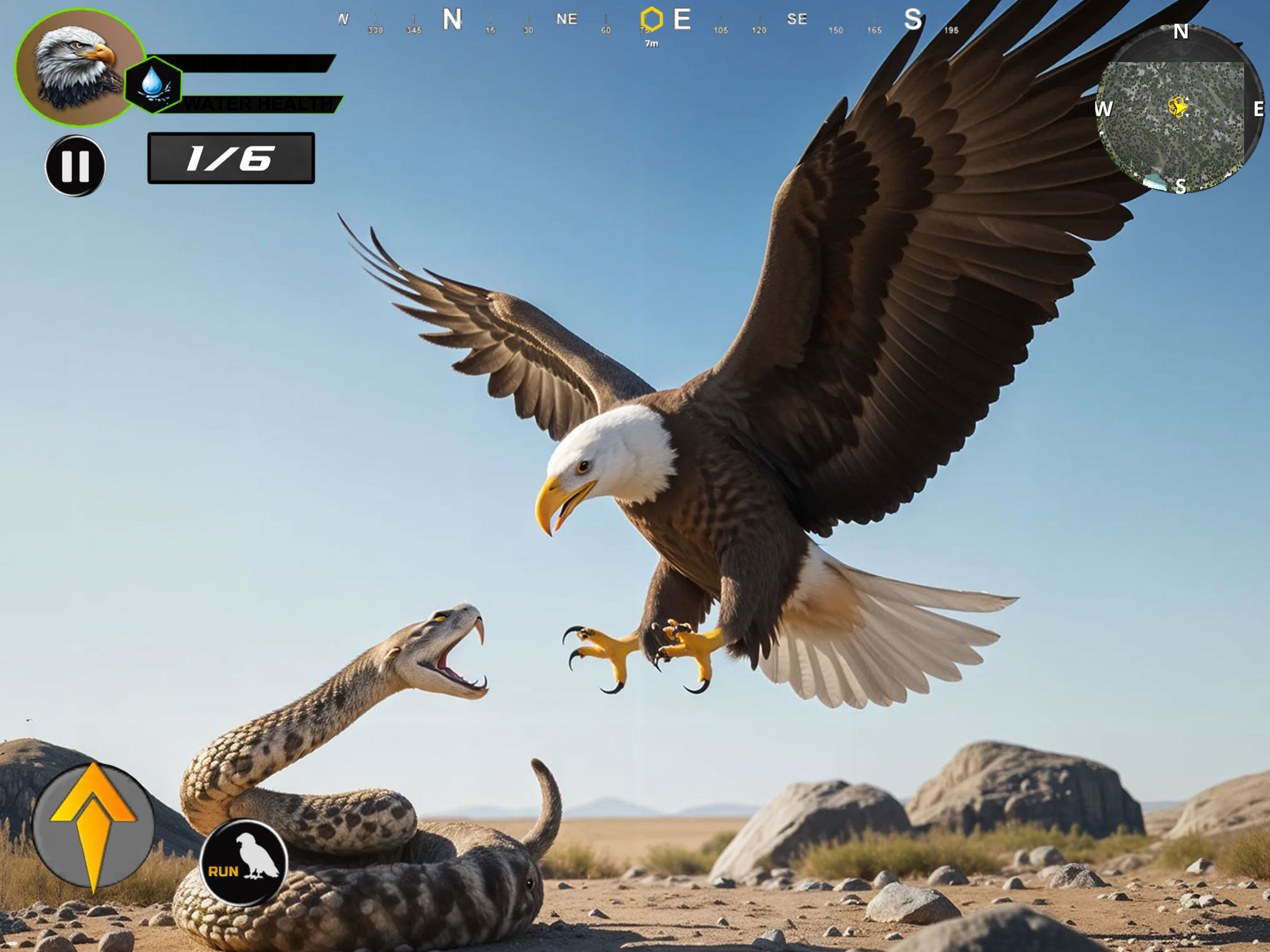 Real Wild Eagle Sim Hunting 3D