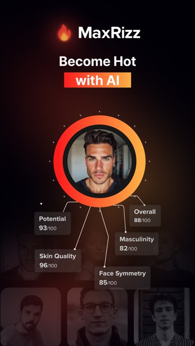 Max Rizz - AI Looksmaxxing Screenshot