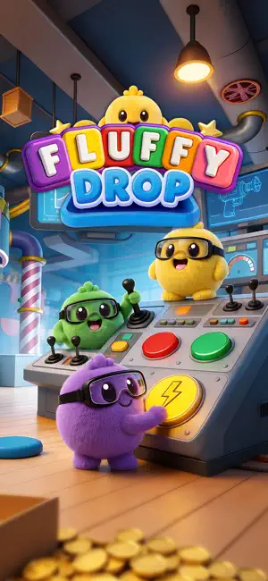 Fluffy Drop - No Timer screenshot 1