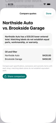 Auto Tally App Screenshot 3 of 3