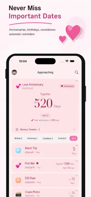 Coming - Birthday｜Anniversary screenshot 1