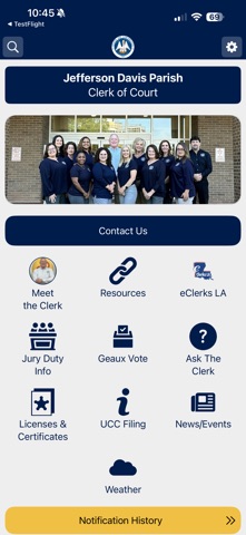 Jefferson Davis Parish COC LA Screenshot 1 of 3