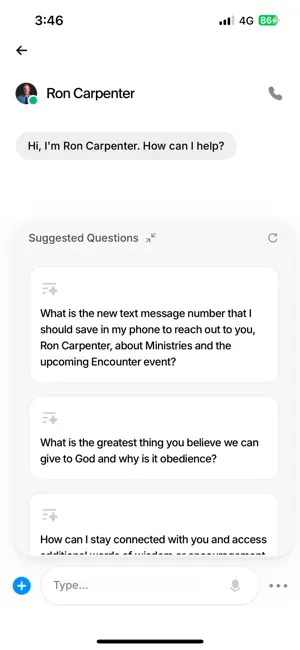 Ron Carpenter AI screenshot 4