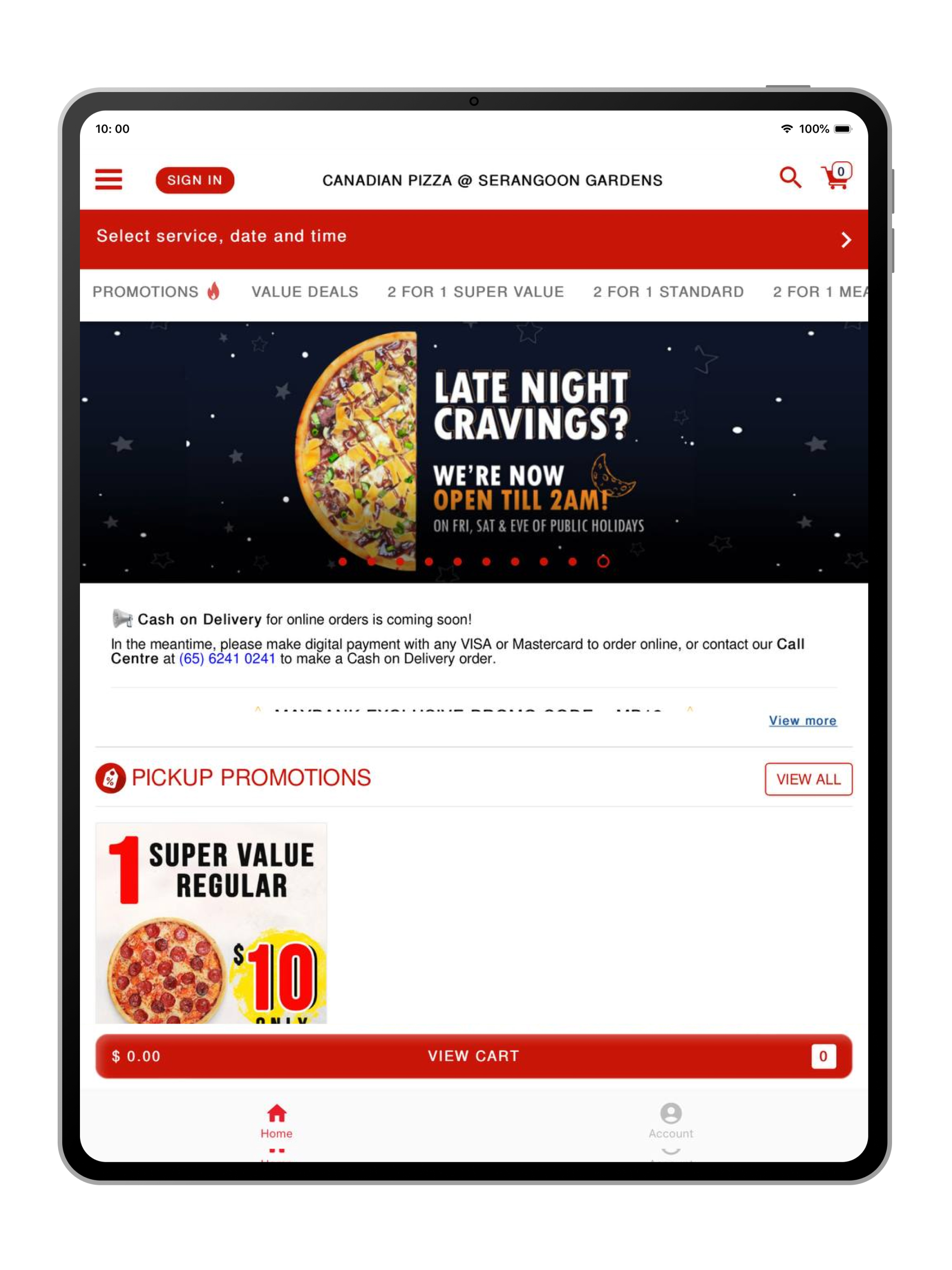 Canadian 241 Pizza Singapore