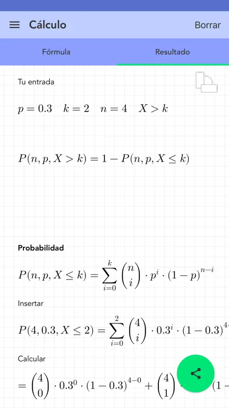 Distribución Binomial PRO screenshot 7 of 9