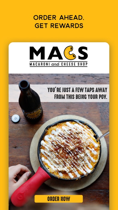 MACS Macaroni And Cheese Shop iPhone screenshot 1 - Food & Drink app