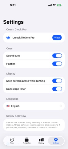 Coach Clock: Class Timer Screenshot 7 of 10