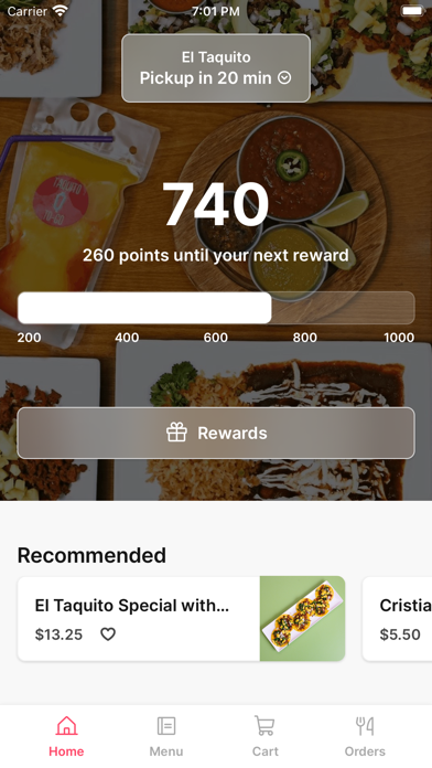 Screenshot 1 of El Taquito Austin App