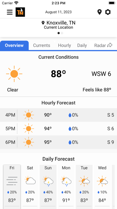 eastTNweather Screenshot 2 - AppWisp.com eastTNweather Screenshot 2 - AppWisp.com