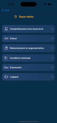 Prépa TAGE MAGE : Tests screenshot