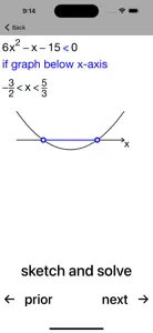 Quadratic Inequalities screenshot #6 for iPhone