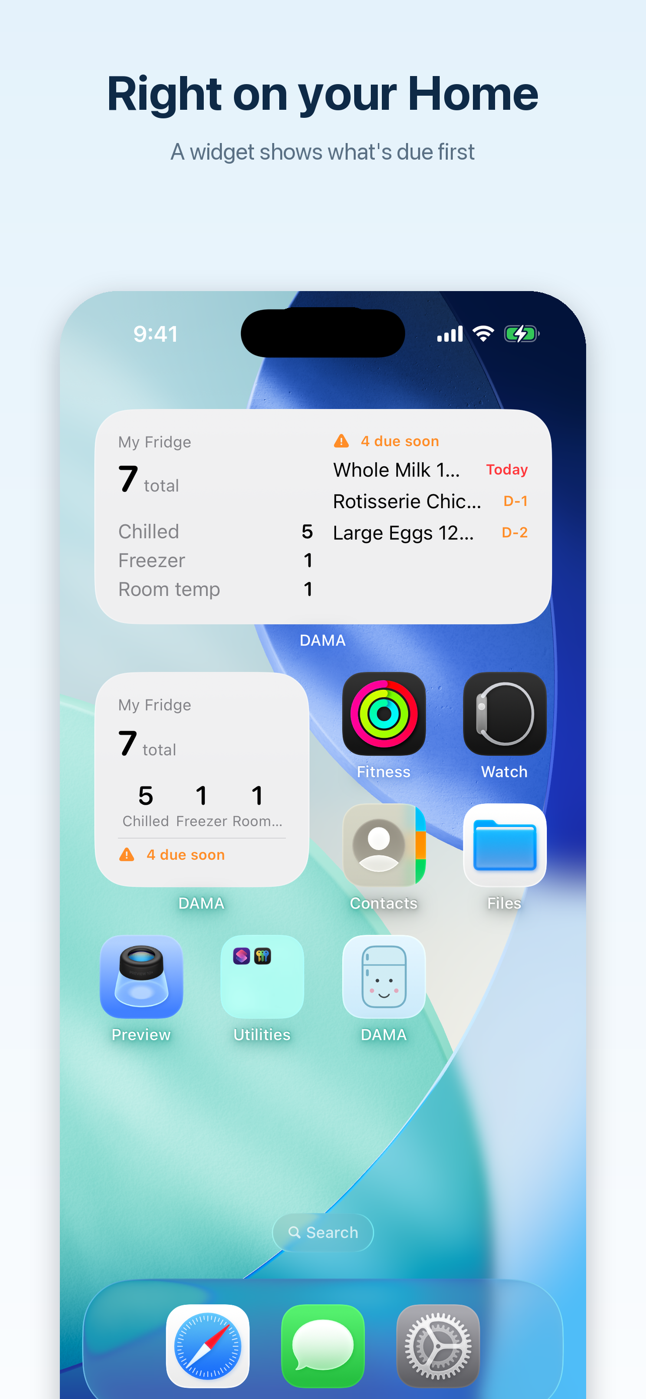 DAMA - Fridge Tracker screenshot 4