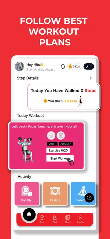 Gym Faction Workout & Diet App screenshot 10 of 10