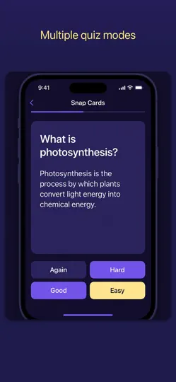 Скриншот Snap Cards: AI Flashcards на iPhone 3