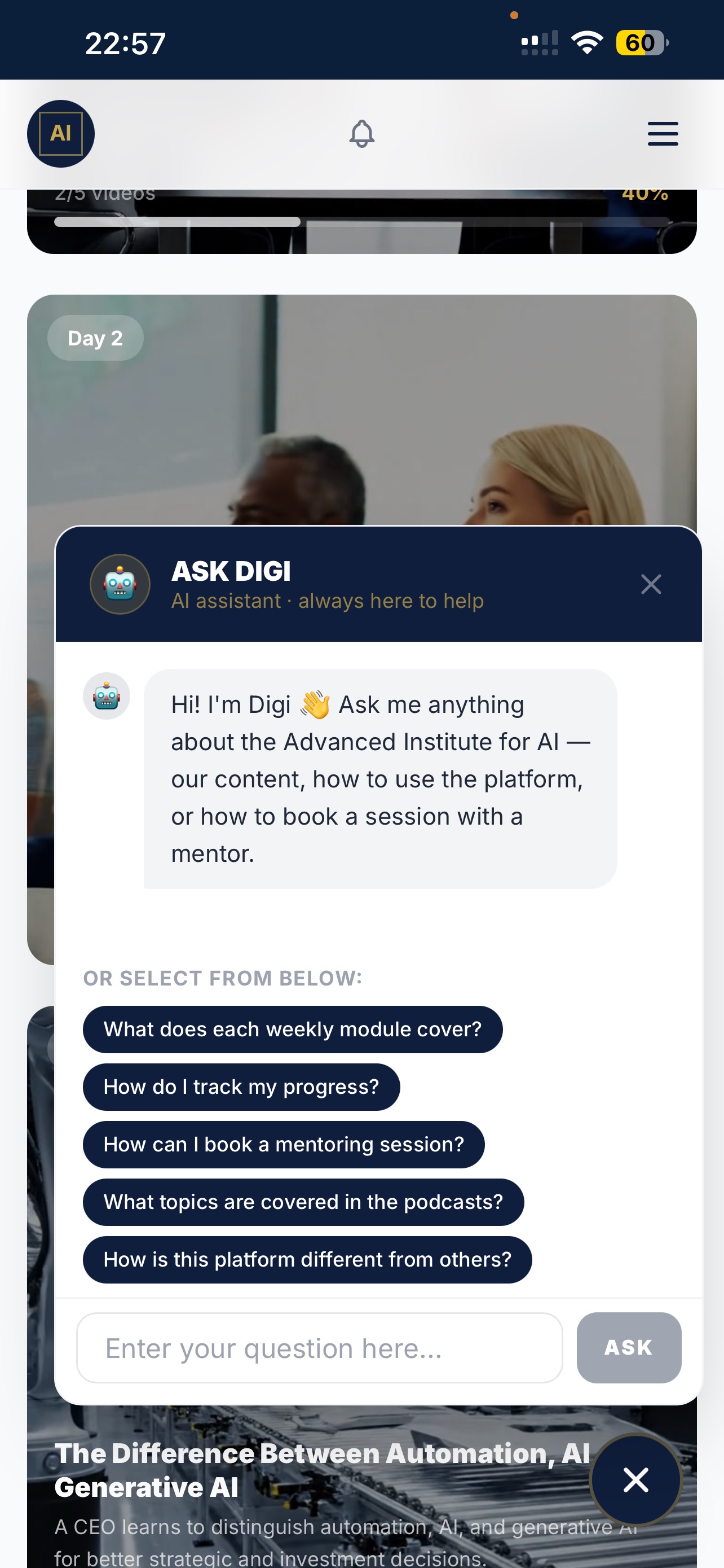 Screenshot 6 of Advanced AI Institute for CEOs