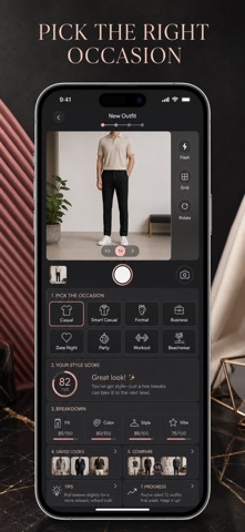Outfit Rating: AI Fit Check Screenshot 5 of 10