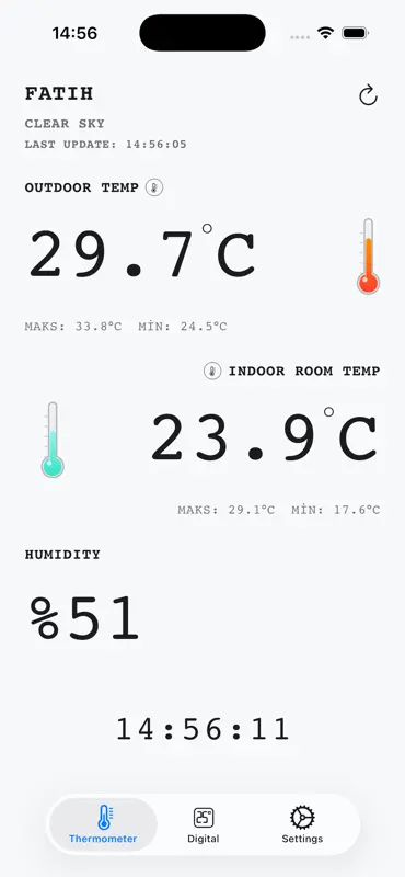 Thermomètre de pièce:Intérieur screenshot 2 of 4