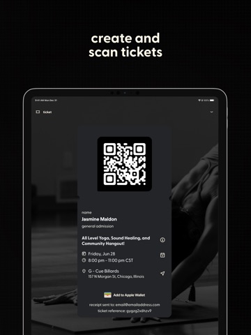 Pie: Free Events, Cool People iPad screenshot