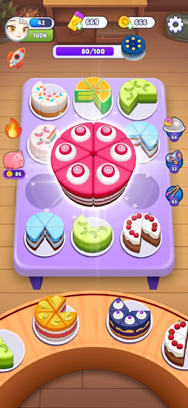 Cake Sort - classificar bolos screenshot 3