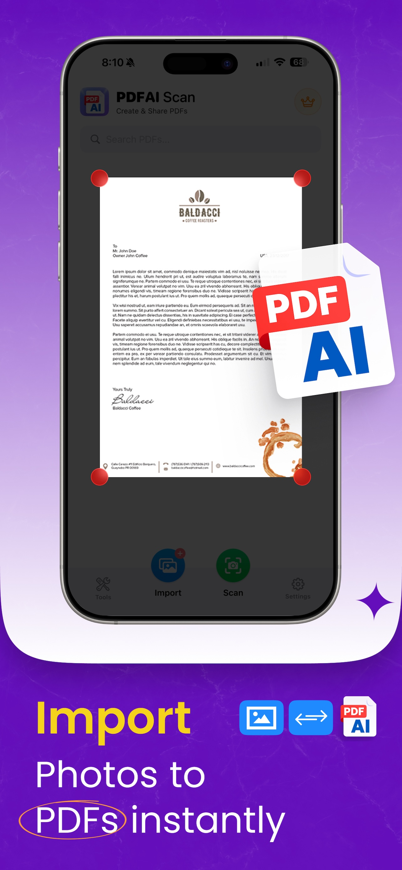 PDFAI Scan - Document Scanner