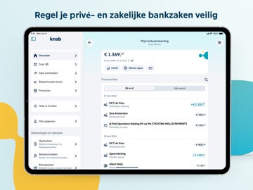 Knab Bankieren iPad screenshot 2