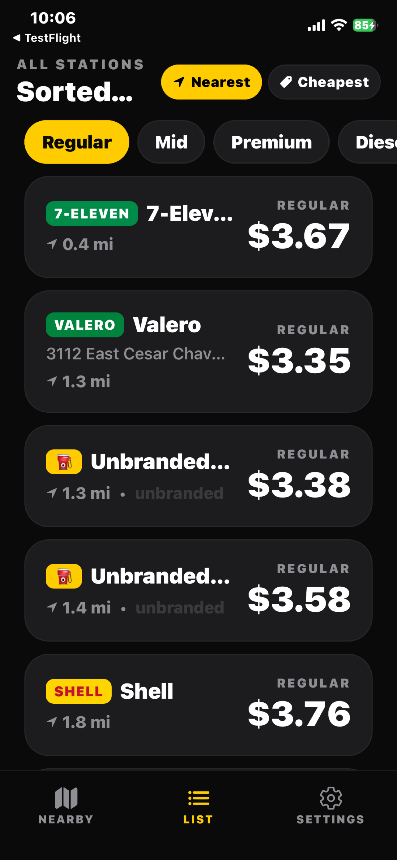 FuelFinder Now screenshot 4