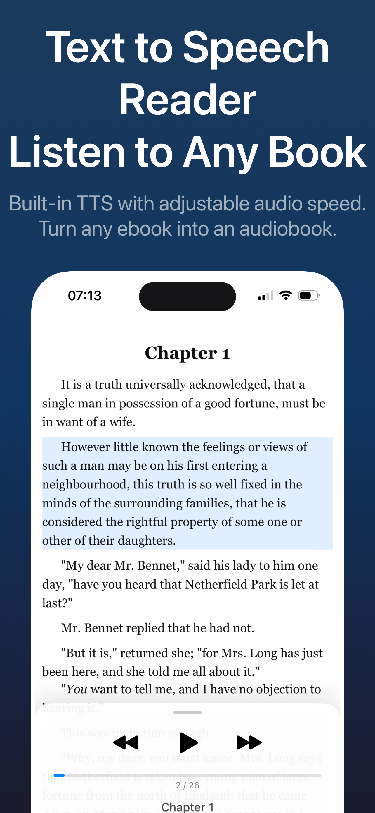 Pageo: Calibre Epub Reader screenshot 3