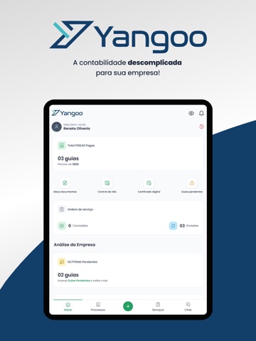 Yangoo Contabilidade iPad screenshot