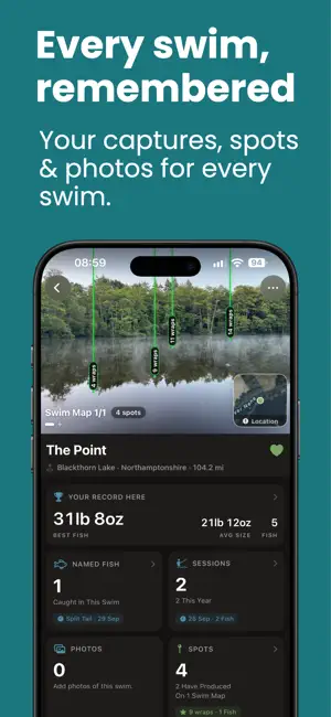 Piscaro: Fishing Log & Diary screenshot 2